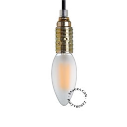 E14 golden lamp holder