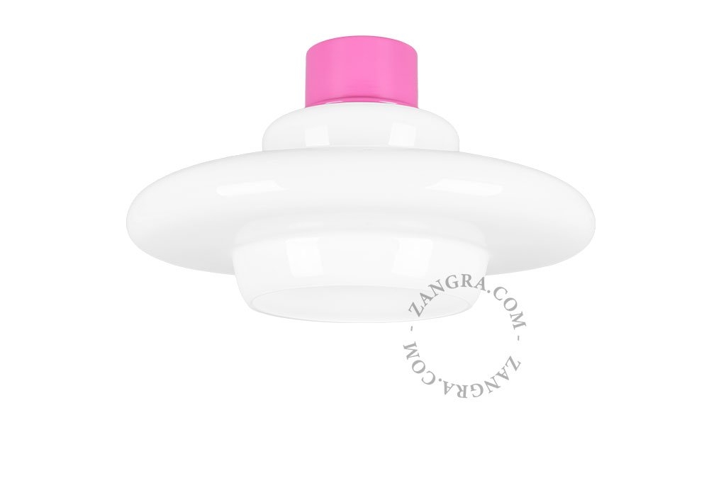 roze Art Deco lamp, Dores