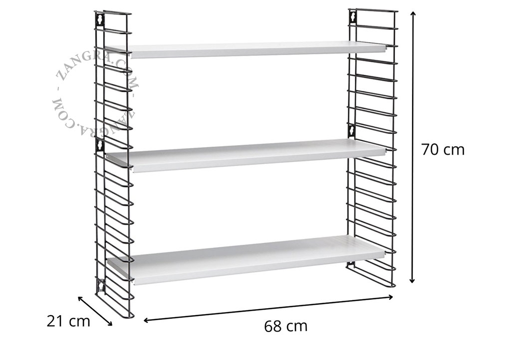black&white Tomado modular bookshelf