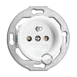 wall socket bakelite - type E