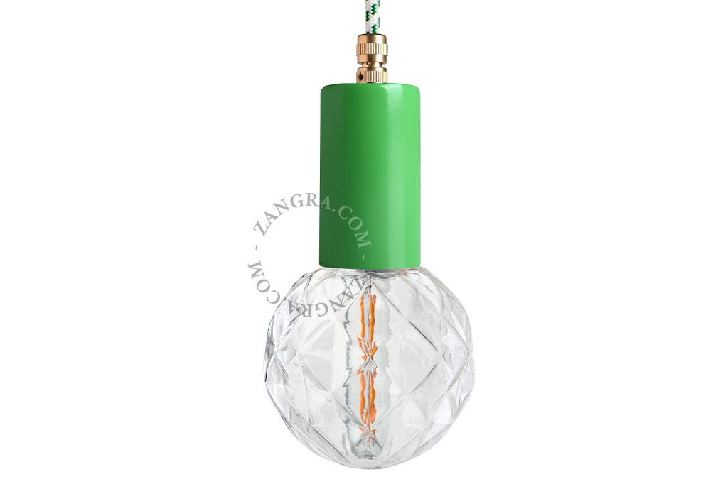 lampada a sospensione verde