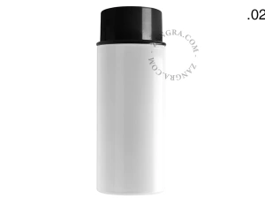 black wall or ceiling light - glass shade - Ø 10 cm