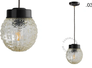 czarna lampa wisząca porcelana ze szklanym kloszem