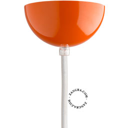 ceiling-rose-canopy-metal-oranje
