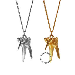 ketting-haaientanden-juwelen-goud-zilver-vrouwen-mannen