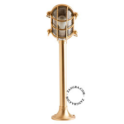 bollard light in brass