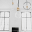 Concave light bulb.