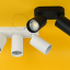Overflademonteret dobbelt LED-spotlight.