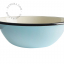 Blauwe kom in emaille met een diameter van 16 cm.