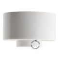 Porcelain round lamp.