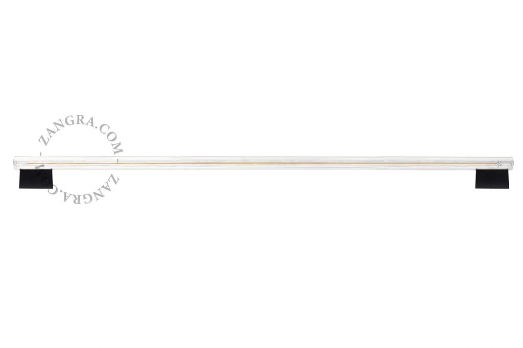 lampe S14s en porcelaine noire - 100 cm