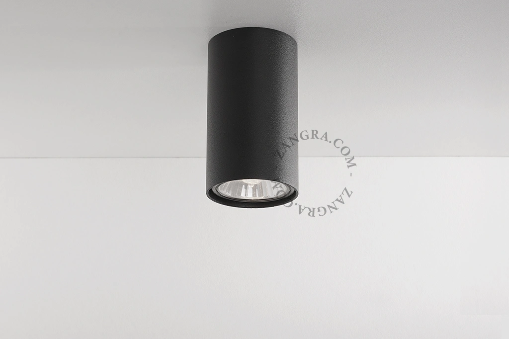 faretto da superficie nero - Ø 5,5 cm