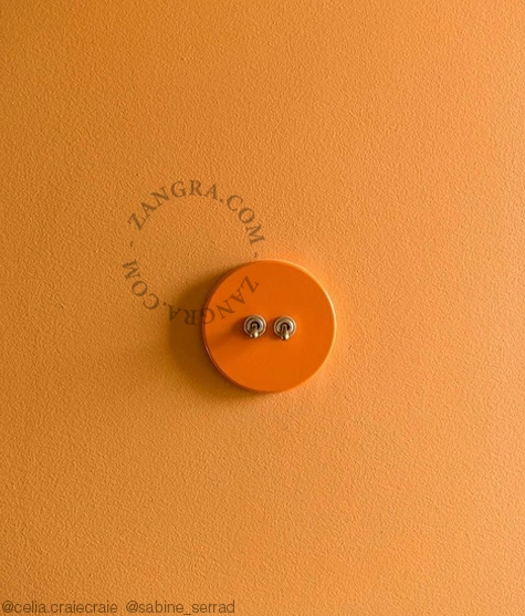 orange trappeafbryder – dobbelt vippearm i messing