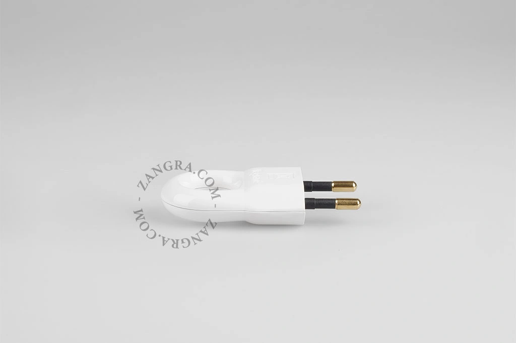 white type C male plug