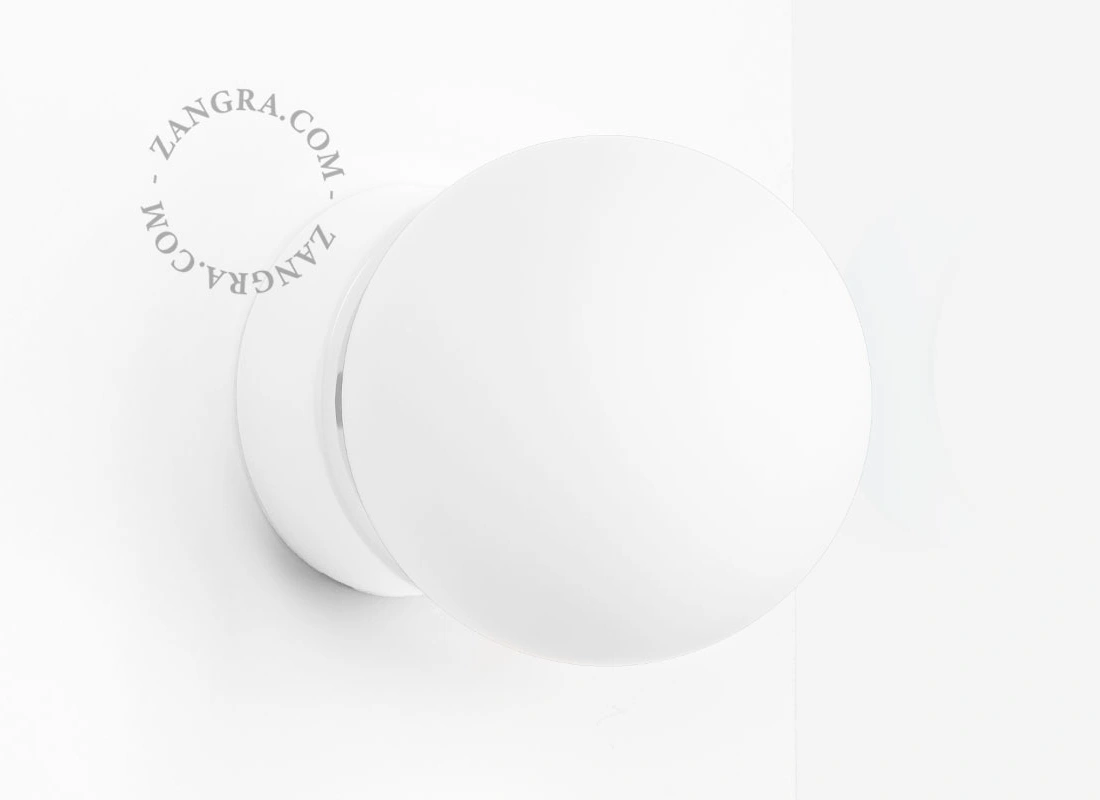 aplique o plafón de porcelana blanca Dani - IP54