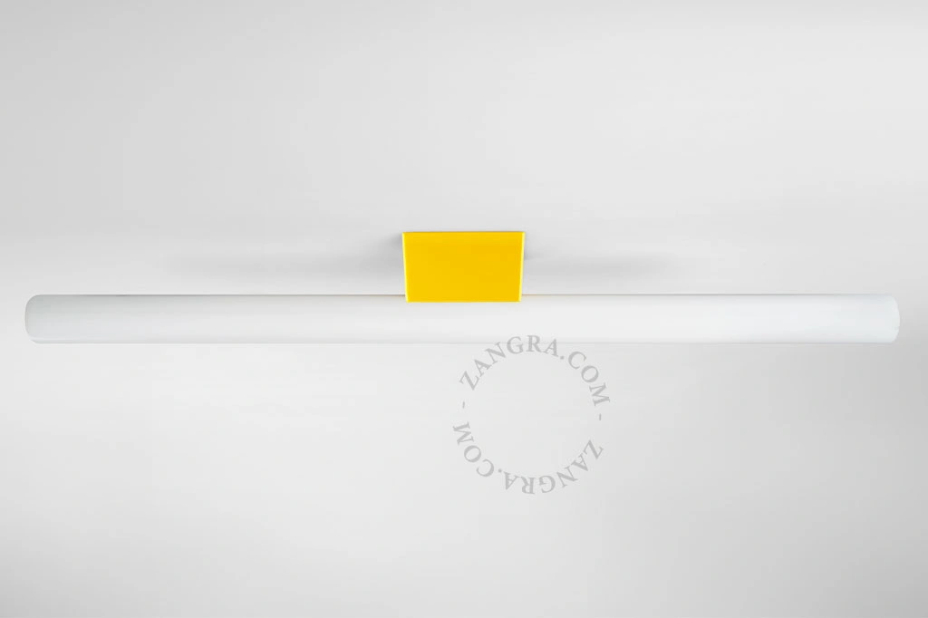 gule væg eller loft lampe S14d - opal stick pære
