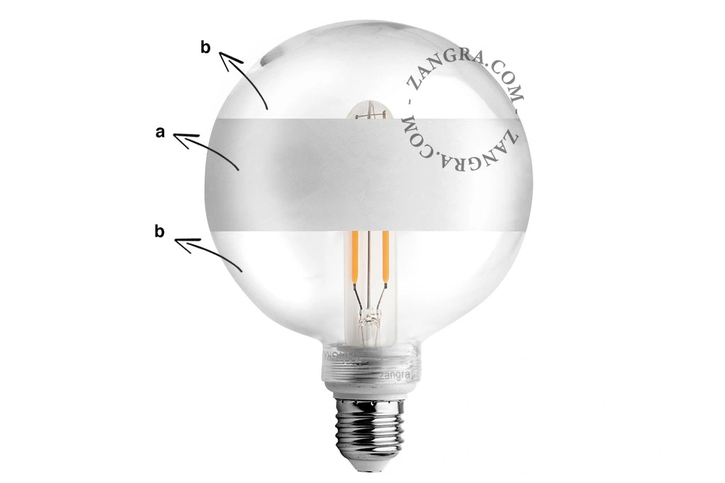 E27 dæmpbar glødetråd LED-pære - matteret og klart glas - 2700K - 4W