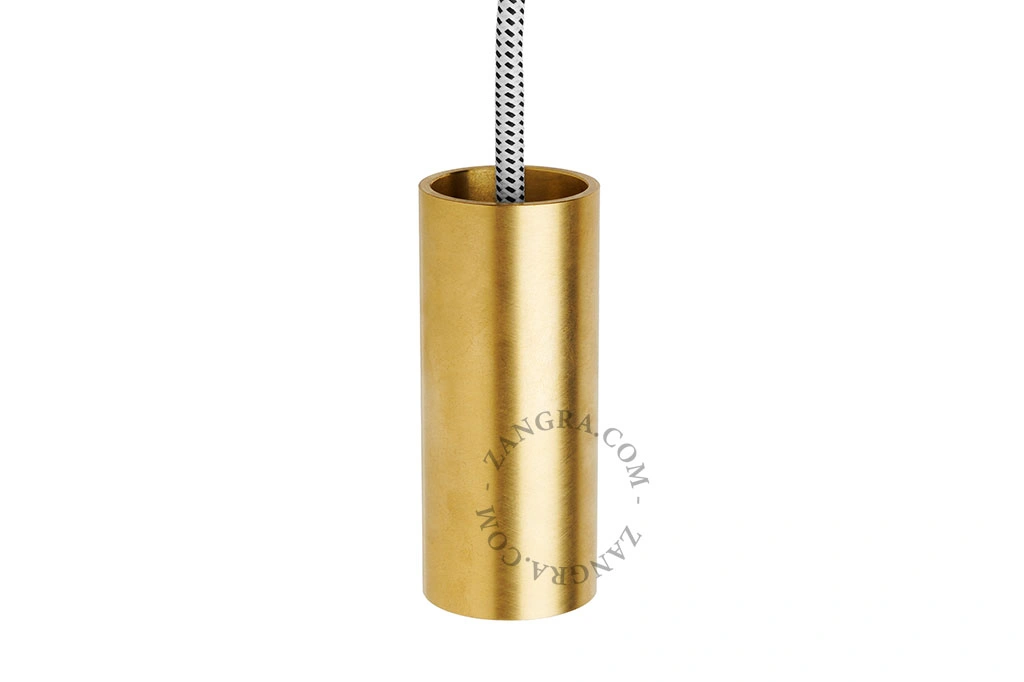 lampada a sospensione in ottone, Clarisse