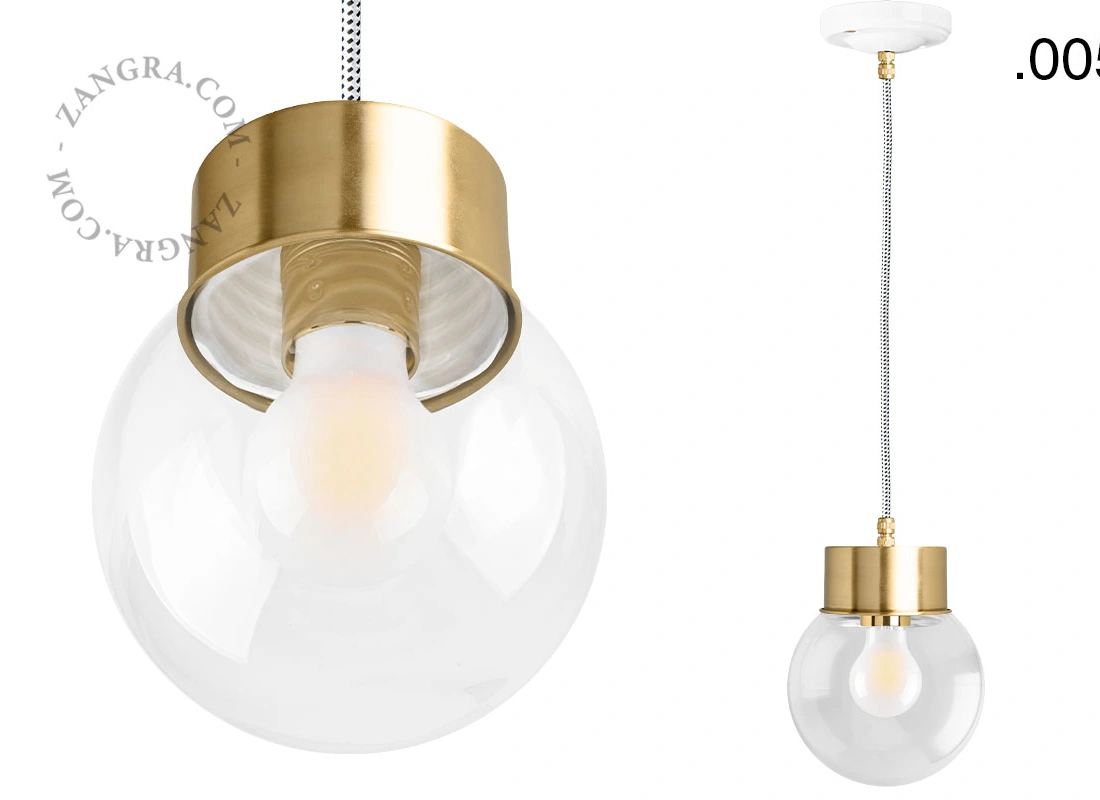 brass pendant light Celestine