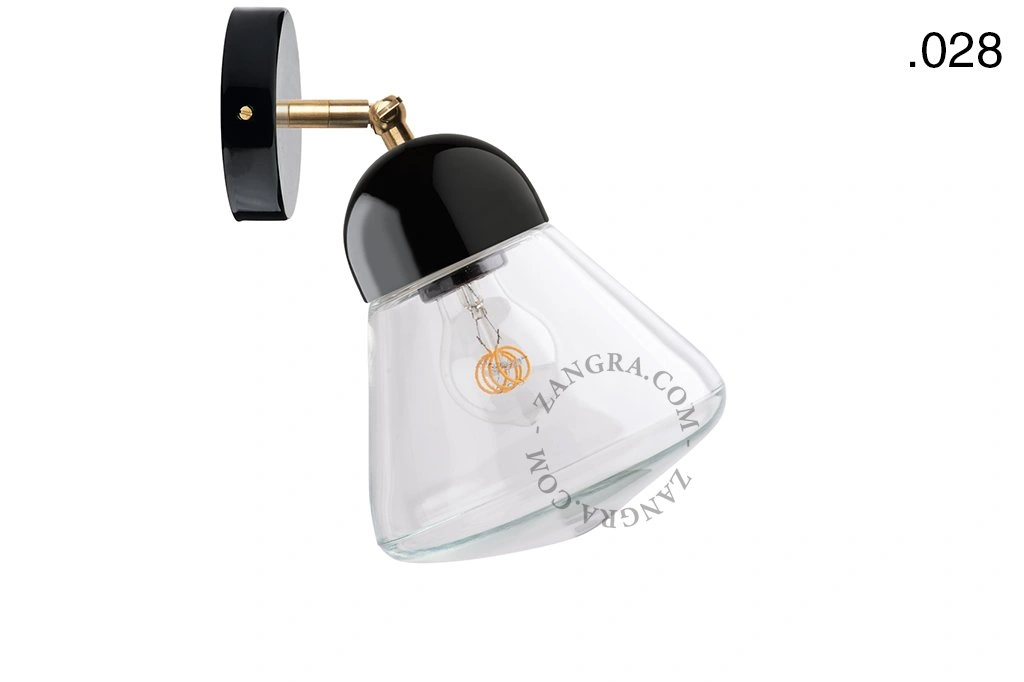 lampa porcelana ze szklanym kloszem