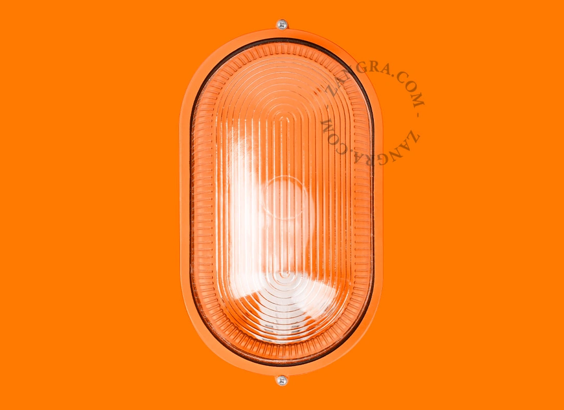 candeeiro exterior laranja Dijon - IP54