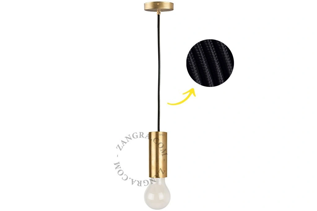 mosiężna lampa wisząca