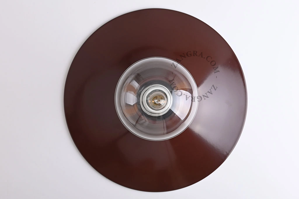 applique ou plafonnier marron - Ø 26 cm