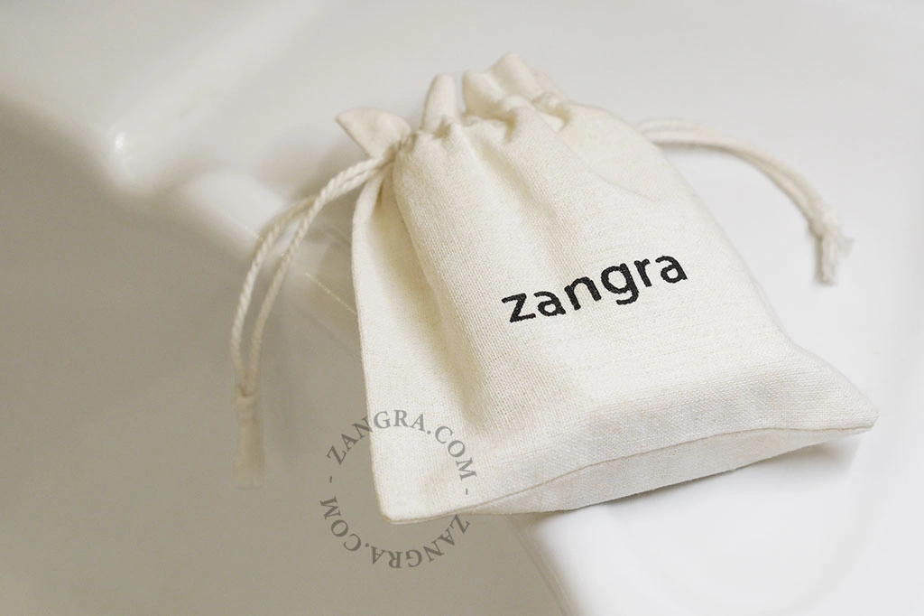 bolsa de linho para sabão