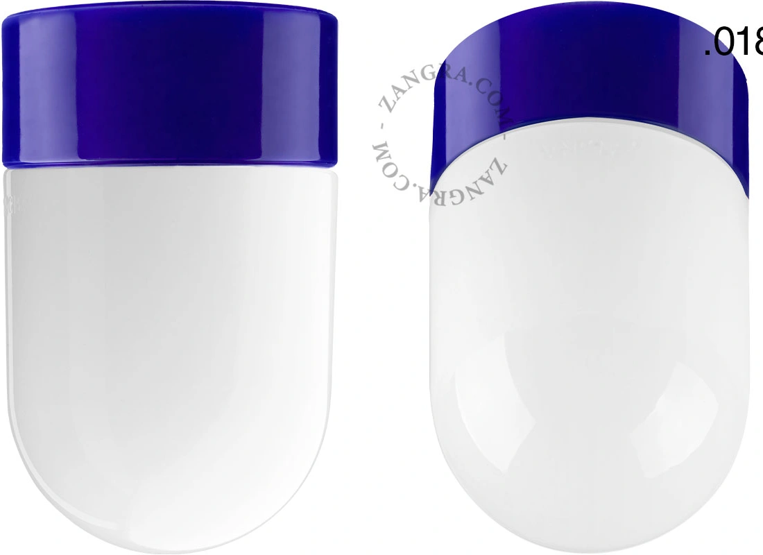 blue porcelain lamp David - Ø 10cm