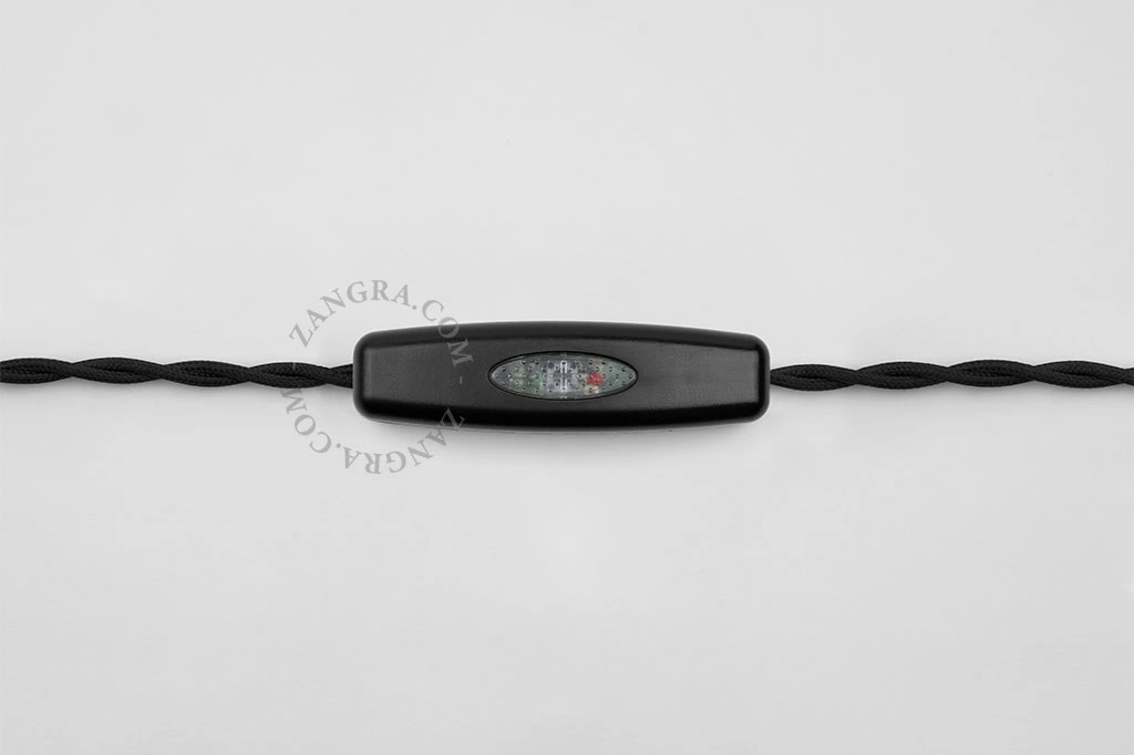 Schalter mit Dimmer - schwarz