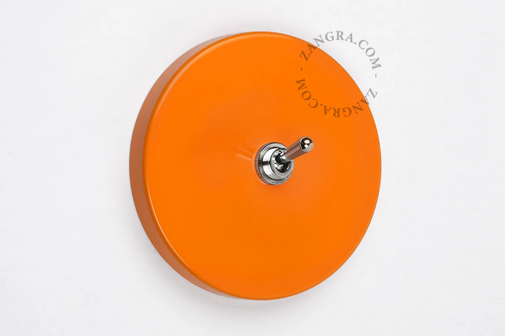 orange trappströmbrytare – nickel vippspak