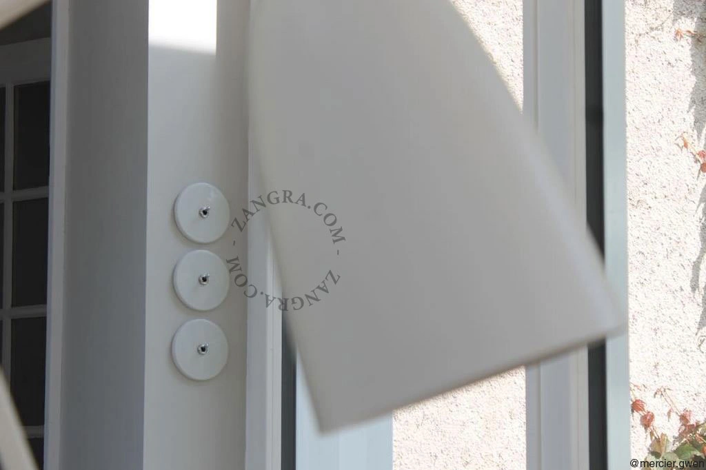 Wechsel-/Einfachschalter - Porzellan/vernickelt