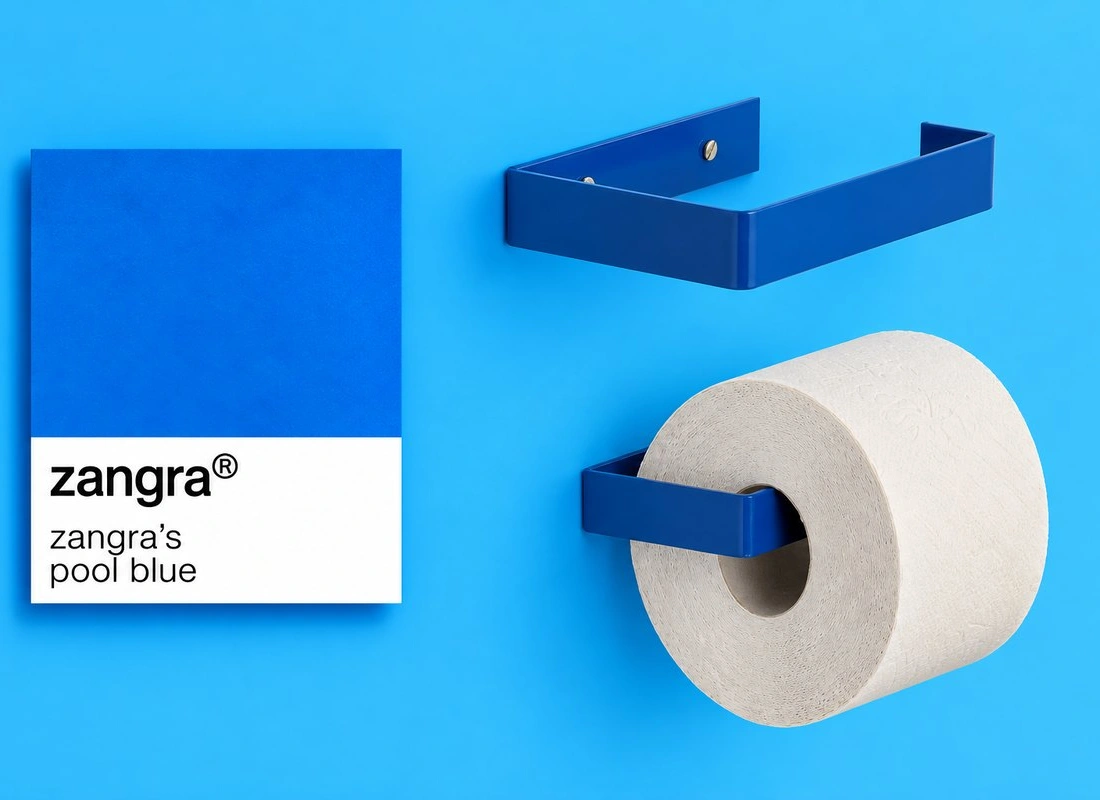 dérouleur papier toilette Abel - bleu