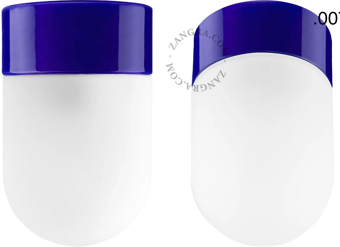 blue porcelain lamp David - Ø 10cm