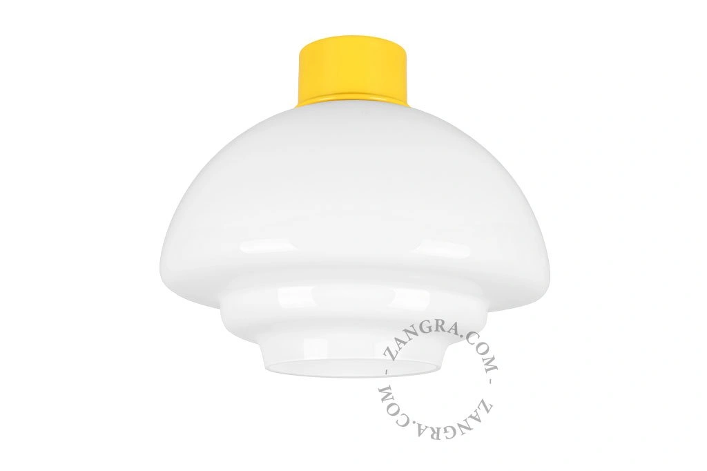 yellow Art Deco lamp, Dores
