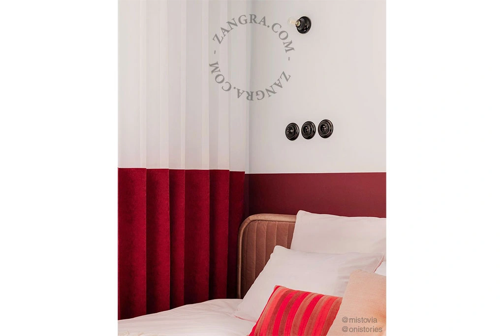 lampa porcelanowa czarna 001