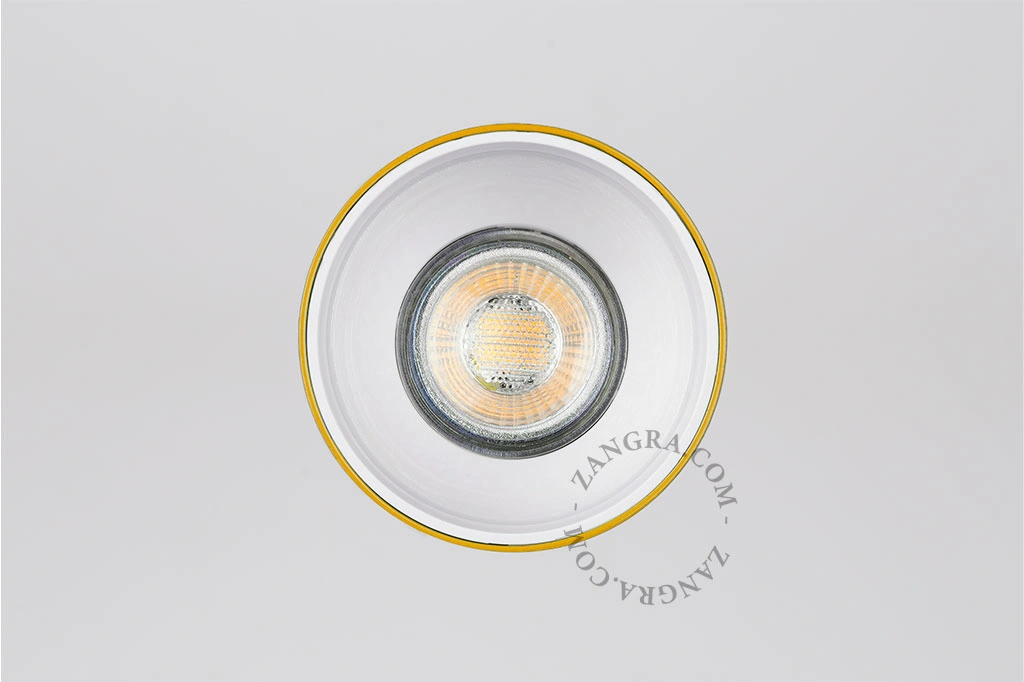 gul LED-spotlight Annabelle Ø  9 cm