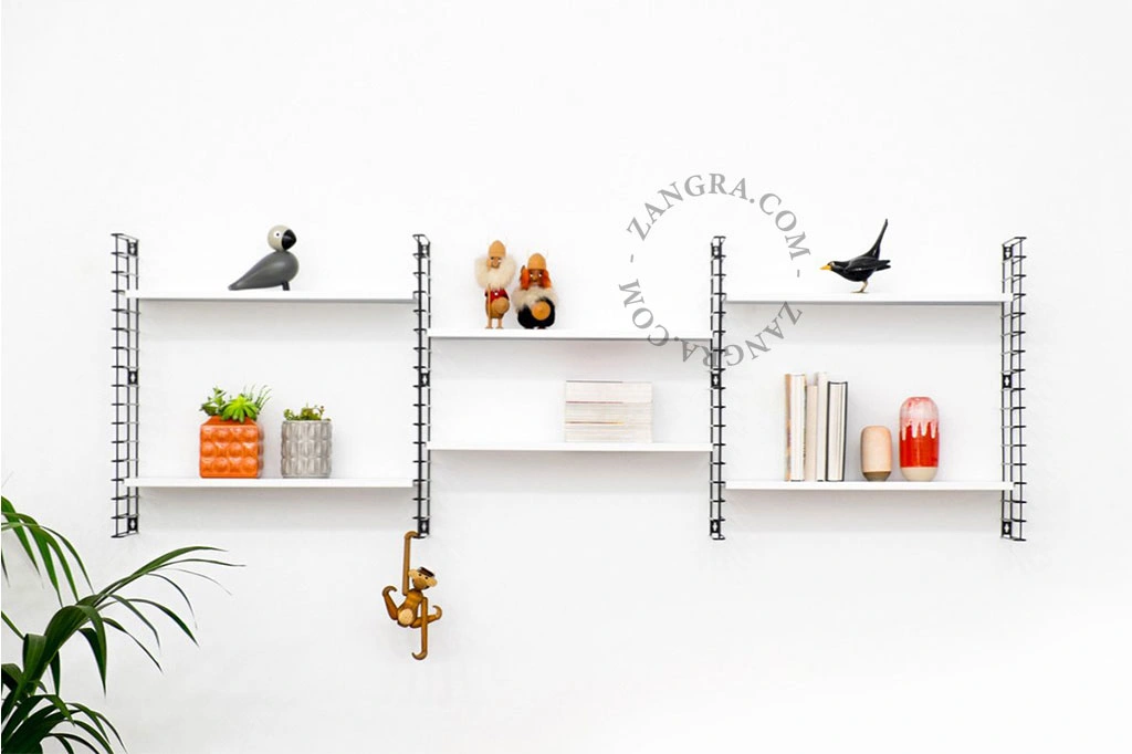 schwarz/weiß Tomado modulares Bücherregal