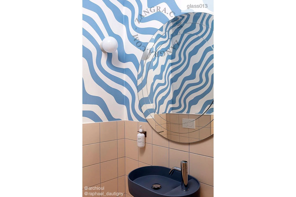 candeeiro de parede ou de teto em porcelana branca - abajur de vidro - Ø 10cm - IP54