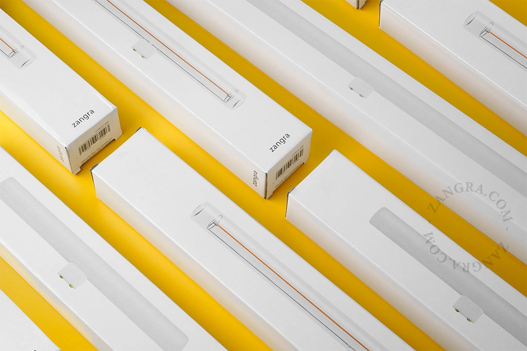 gule væg eller loft lampe S14d - opal stick pære