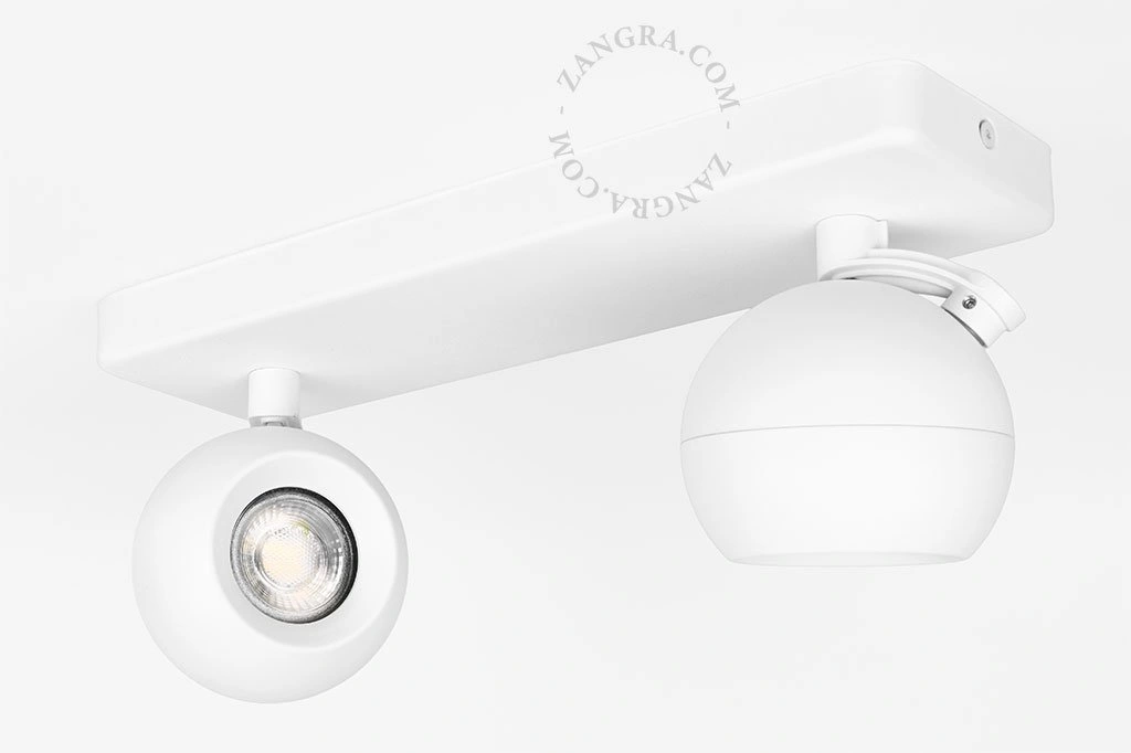 foco doble LED de superficie Colette