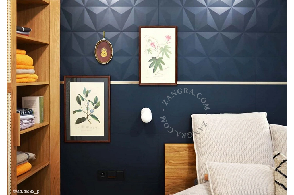 zewnętrzna lub łazienkowa biała porcelanowa lampa ścienna - oprawka Ø 8,5 cm - IP54