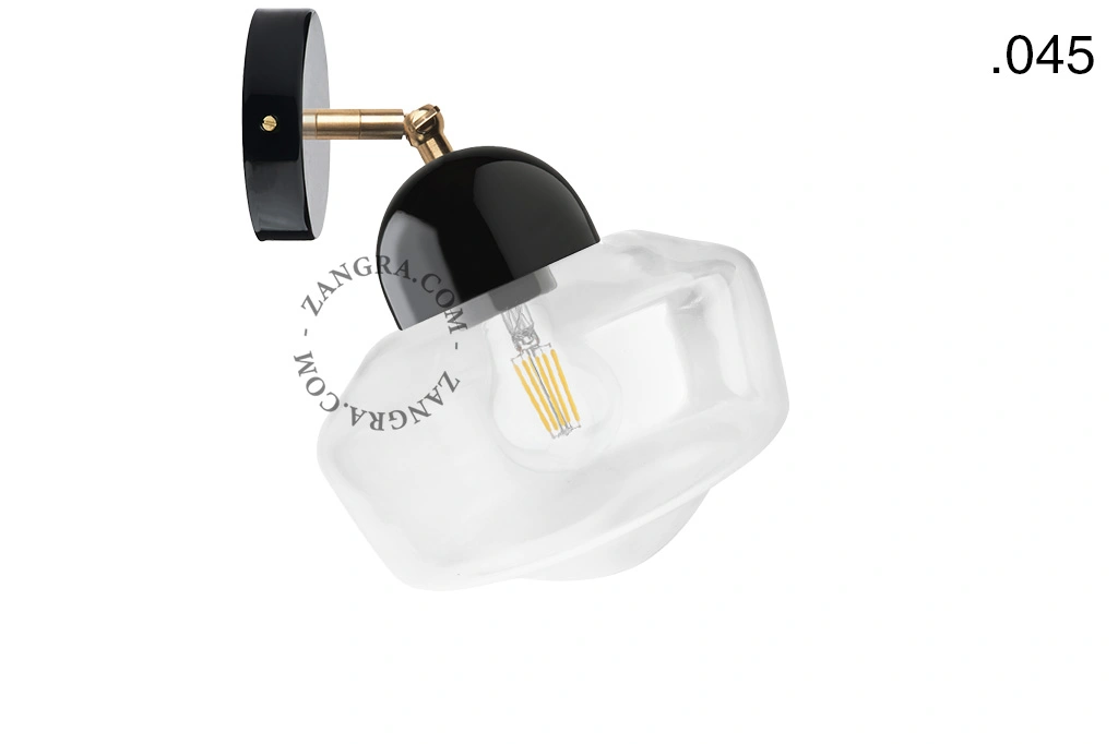 lampa porcelana ze szklanym kloszem