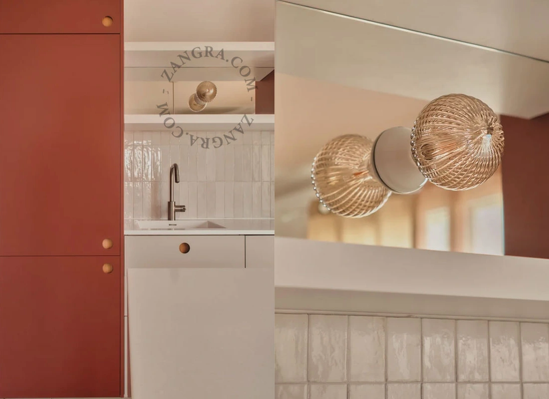 kooldraad LED lamp – 'lijntjes' rookglas