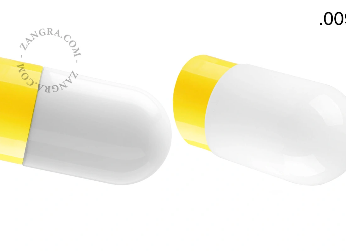 yellow porcelain wall light David - Ø 10 cm