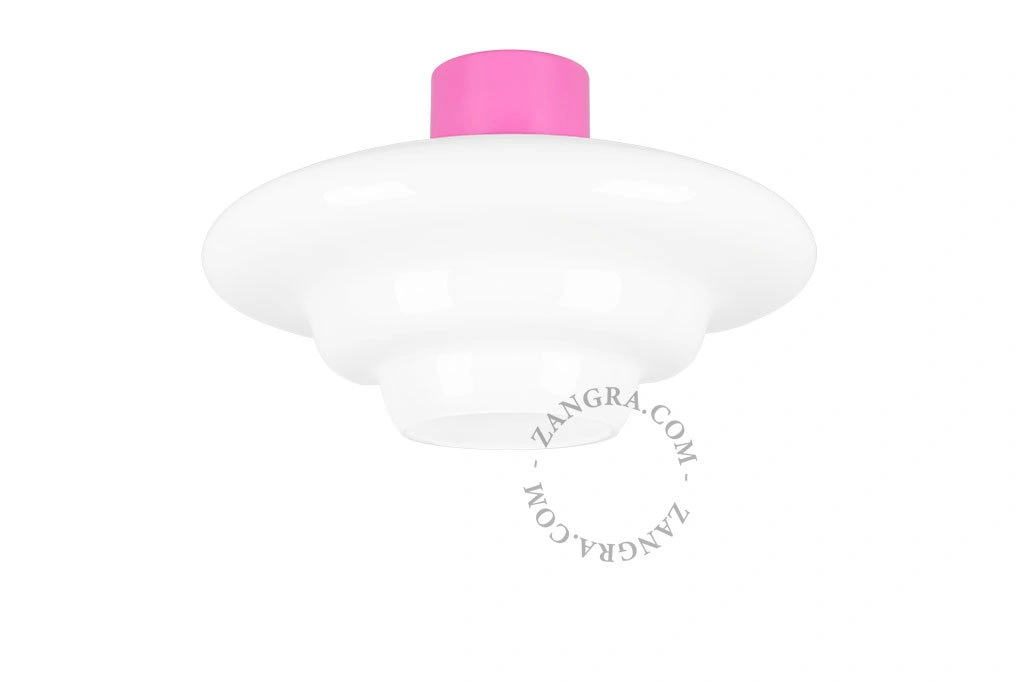 roze Art Deco lamp, Dores