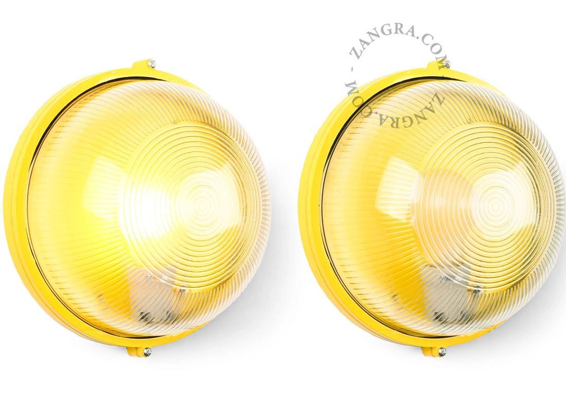 candeeiro exterior amarelo Dot - IP54