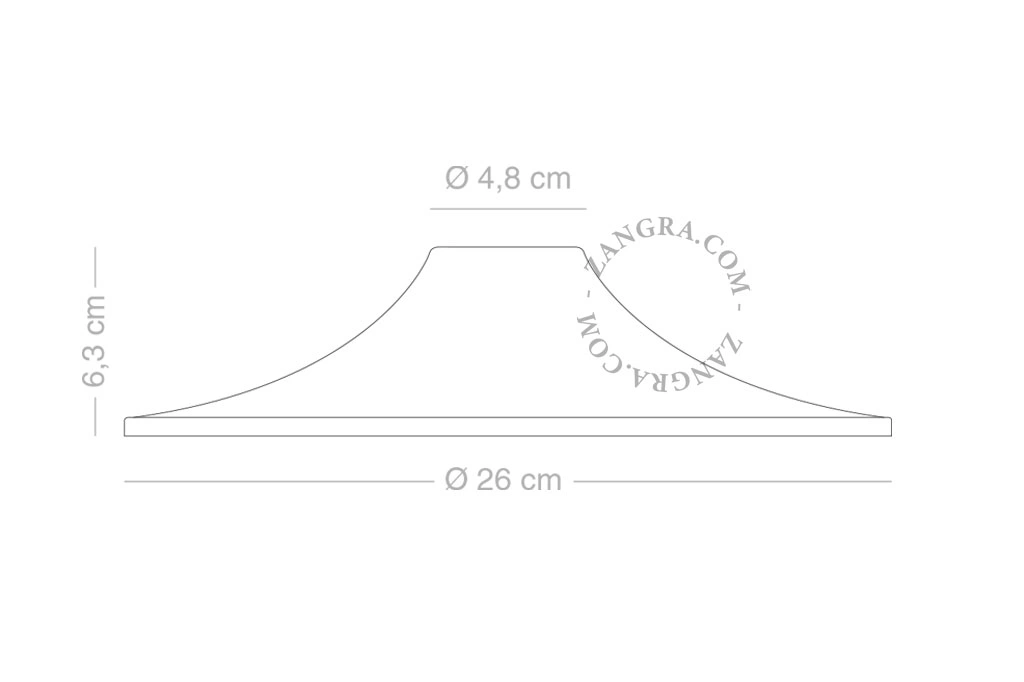 okrągła czarna lampa ścienna lub sufitowa - Ø 26 cm