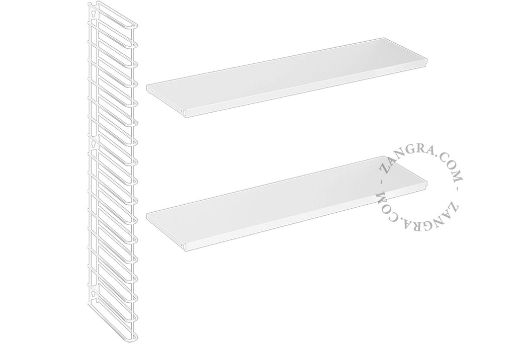 weißes Tomado Modulares Bücherregal