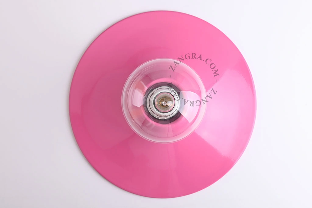 applique ou plafonnier rose - Ø 26 cm